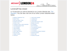 Tablet Screenshot of london24.com
